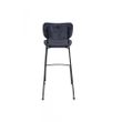 Afbeelding van Zuiver Benson Barstoel Donkerblauw