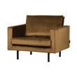 Afbeelding van BePureHome Rodeo Fauteuil Velvet Honing Geel