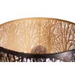 Afbeelding van Woood Keto Vloerlamp Metaal Zwart Antique Brass