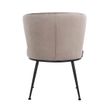 Afbeelding van Richmond Interiors Stoel Meadow Khaki Velvet (Quartz Khaki 903)