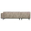 Afbeelding van BePureHome Statement Hoekbank Links Elephant Skin