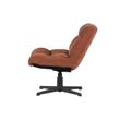 Afbeelding van Woood Vinny Draaifauteuil BouclÉ Roest