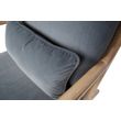 Afbeelding van Woood Mark Fauteuil Fluweel Antraciet