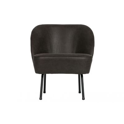 BePureHome Vogue Fauteuil Eco Leder Zwart BePureHome Vogue Fauteuil Eco Leder Zwart