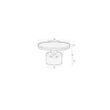 Afbeelding van Zuiver Coffee Table Glam Black