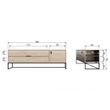 Afbeelding van Woood Exclusive Silas TV Meubel Beige