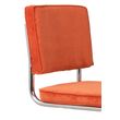 Afbeelding van Zuiver Ridge Stoel Brushed Rib Oranje