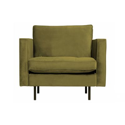 BePureHome Rodeo Classic Fauteuil Olijfgroen BePureHome Rodeo Classic Fauteuil Olijfgroen
