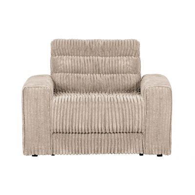 BePureHome Date Fauteuil Grove Ribstof Naturel BePureHome Date Fauteuil Grove Ribstof Naturel