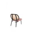 Afbeelding van Zuiver Spike Lounge Chair Naturel/Roze