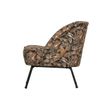Afbeelding van BePureHome Vogue Fauteuil Fluweel Bouquet Zwart