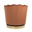 Afbeelding van Richmond Interiors Draaifauteuil Mila Rust Velvet (Quartz Rust 301)