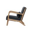 Afbeelding van Woood Mark Fauteuil Fluweel Antraciet