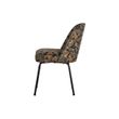Afbeelding van BePureHome Vogue Eetkamerstoel Fluweel Bouquet Zwart