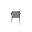 Afbeelding van White Label Living Armchair Jolien Black/Grey