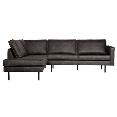 BePureHome Rodeo Hoekbank Links Zwart BePureHome Rodeo Hoekbank Links Zwart