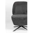 Afbeelding van Zuiver Dusk Lounge Chair Dark Grey