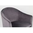 Afbeelding van White Label Living Armchair Catelyn Grey