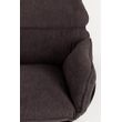 Afbeelding van White Label Living Lounge Chair Rocky Dark