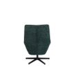 Afbeelding van White Label Living Lounge Chair Bruno Rib Green