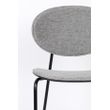Afbeelding van White Label Living Chair Donny Grey