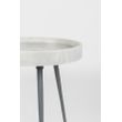 Afbeelding van Zuiver Karrara Side Table Wit