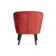 Afbeelding van Woood Sara Fauteuil Fluweel Raspberry