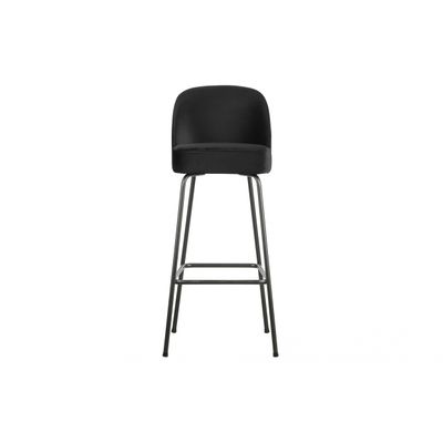 BePureHome Vogue Barstoel Fluweel Zwart - 80 CM BePureHome Vogue Barstoel Fluweel Zwart - 80 CM