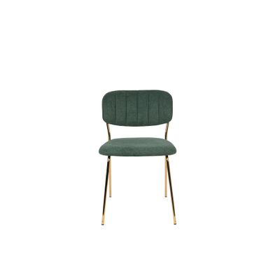 White Label Living Chair Jolien Gold/Dark Green White Label Living Chair Jolien Gold/Dark Green