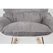 Afbeelding van White Label Living Lounge Chair Rocky Light