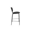Afbeelding van White Label Living Counter Stool Aspen Black