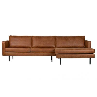 SHOWROOM BePureHome Rodeo Chaise Longue Rechts Cognac SHOWROOM BePureHome Rodeo Chaise Longue Rechts Cognac