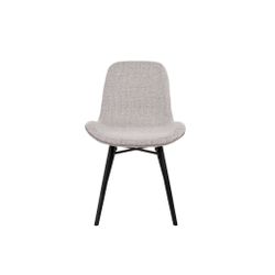 White Label Living Chair Lester Light Grey