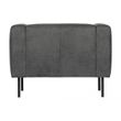 Afbeelding van VT Wonen Skin Fauteuil Donkergrijs