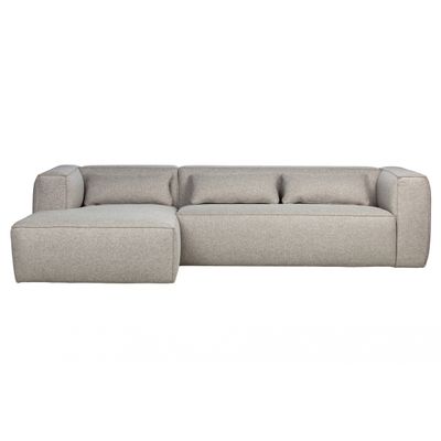 Woood Exclusive Bean Hoekbank Links Lichtgrijs Woood Exclusive Bean Hoekbank Links Lichtgrijs