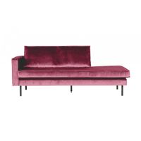 BePureHome Rodeo Daybed Links Velvet Roze