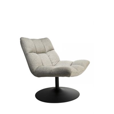Dutchbone Bar Lounge Chair Lichtgrijs Dutchbone Bar Lounge Chair Lichtgrijs