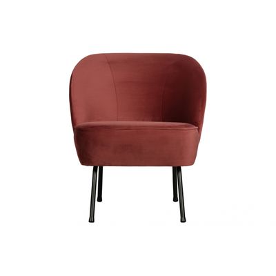 BePureHome Vogue Fauteuil Fluweel Chestnut BePureHome Vogue Fauteuil Fluweel Chestnut