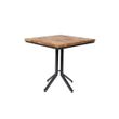 Afbeelding van White Label Living Bistro Table Maze Square Natural