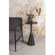 Afbeelding van White Label Living Side Table Noah Antique Black