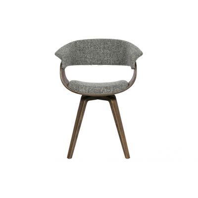 BePureHome Catch Eetkamerstoel Bouclé Grijs BePureHome Catch Eetkamerstoel Bouclé Grijs
