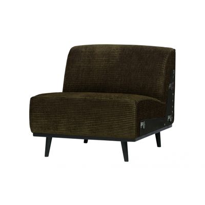 BePureHome Statement 1-zits Element Brede Platte Rib Warm Groen BePureHome Statement 1-zits Element Brede Platte Rib Warm Groen