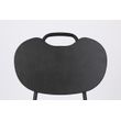 Afbeelding van White Label Living Counter Stool Aspen Wood Black