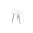 Afbeelding van Zuiver White Stone Side Table M