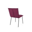 Afbeelding van White Label Living Chair Floke Velvet Wine