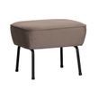 Afbeelding van BePureHome Vogue Hocker Fluweel Nougat