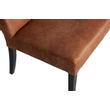 Afbeelding van Woood Simon Eetkamerbank Recycle Leer Cognac