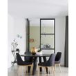 Afbeelding van Woood Rhonda Eettafel Zwart - 150 CM