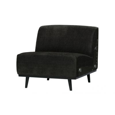 BePureHome Statement 1-zits Element Brede Platte Rib Antraciet BePureHome Statement 1-zits Element Brede Platte Rib Antraciet