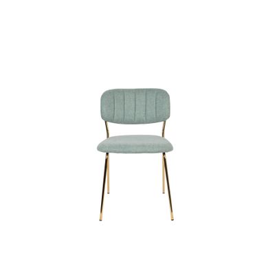 White Label Living Chair Jolien Gold/Light Green White Label Living Chair Jolien Gold/Light Green